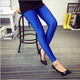 Elastic Leggings Women 2019 Sexy Slim Fluorescent Shiny Pants Leggings Super Stretch Casual Female Pencil Pants Plus Size S-XL