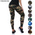 YSDNCHI 2020 Camouflage Womens for leggins Graffiti Style Slim Stretch Trouser Army Green Leggings Deportes Pants K085