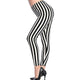 CUHAKCI Women Leggings Fashion Plaid Printing Legging Sexy Leggings Fitness Leggins Grid Floral Stripe Trouser High Waist Pants