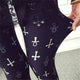 CUHAKCI Women Leggings Fashion Plaid Printing Legging Sexy Leggings Fitness Leggins Grid Floral Stripe Trouser High Waist Pants