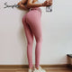 Simplee High Waist Fitness Leggings Women Workout Push Up Legging Solid Bodybuilding Jeggings Women Pants