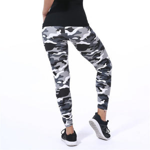 VISNXGI New Fashion 2020 Camouflage Printing Elasticity Leggings Camouflage Fitness Pant Legins Casual Milk Legging For Women