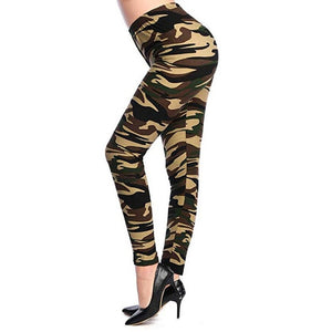 VISNXGI New Fashion 2020 Camouflage Printing Elasticity Leggings Camouflage Fitness Pant Legins Casual Milk Legging For Women