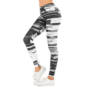 Brand Sexy Women Legging leaf Printing Fitness leggins Fashion Slim legins High Waist Leggings Woman Pants