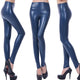 CUHAKCI Legging Free dropshipping Women Hot Sexy Black Wet Look Faux Leather Leggings Slim Shiny Pants Plus size S M L XL XXL